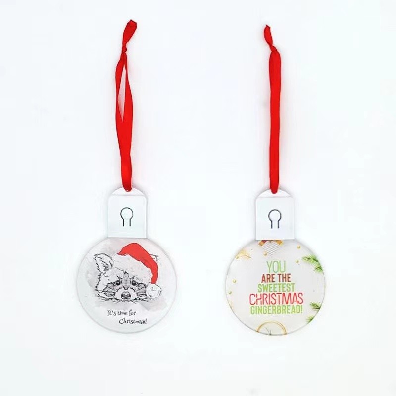 Locustsub Chinese Warehouse Sublimation LED Acrylic Ornaments,25pcs/case