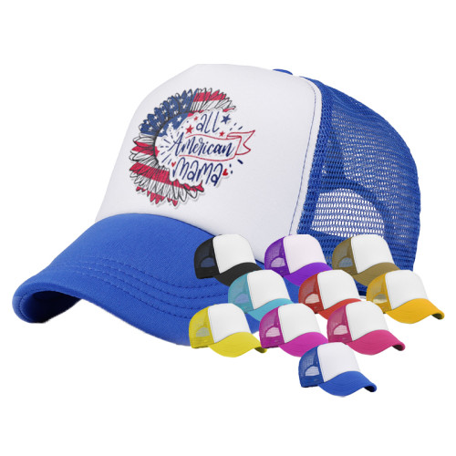 Locustsu china warehouse  Mix Color Adult Sublimation Polyester Baseball Hat,50pcs/case