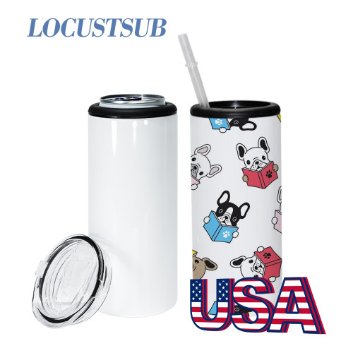 Locustsub Rady to ship 15oz double lids can cooler with 2 lids  50pcs/case