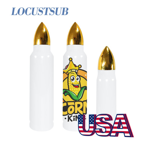Locustsub Ready to ship 1000ml/ 500ml sublimation bullet tumblers 25pcs/case