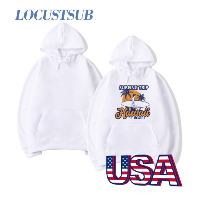 Locustsub 95% polyester mix size sublimation hoodies,25pcs a case