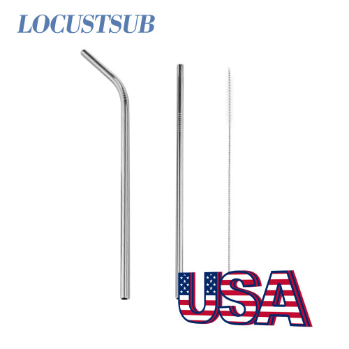 Locustsub Ready to ship 26.5cm metal straw for the 20oz sub skinny,100pcs/case