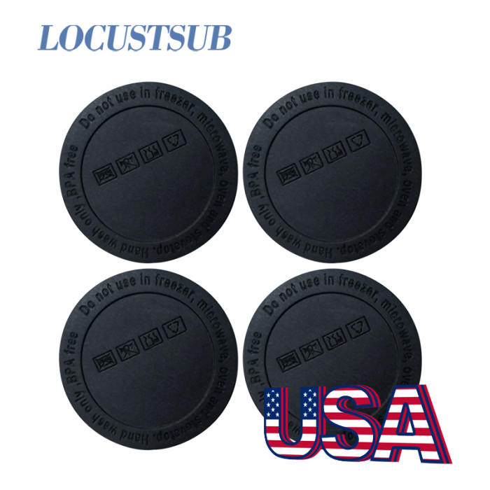 Locustsub 56mm*1.8mm rubber bottom for 20oz/15oz/30oz straight skinny tumbler,200pcs a case