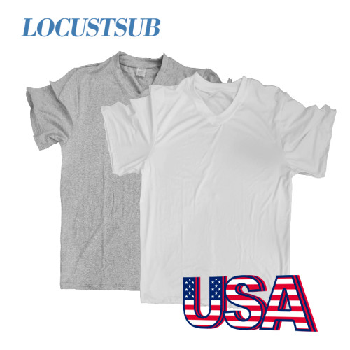 Locustsub Mix Color Mix Size Sublimation V-neck T-shirt,50pcs/case
