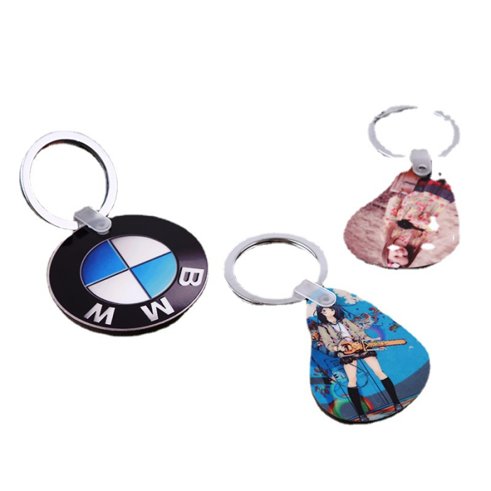 Locustsub MDF Material Double Sublimation Keychain,50pcs/case