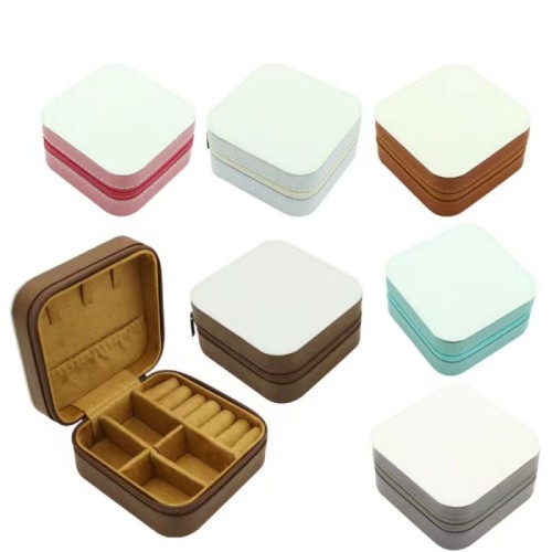 Locustsub Chinese Warehouse PU Leather Sublimation Blanks Jewelry Box Monther's Day Gift 20pcs/case