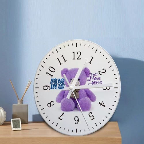 Locustsub Chinese Warehouse sublimation glass clock 24pcs/case