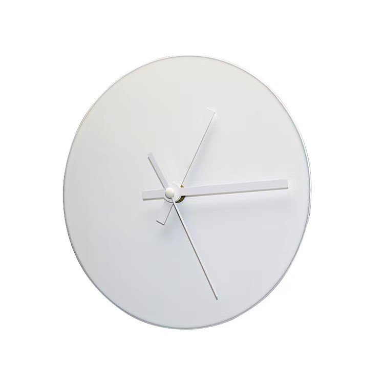 Locustsub Chinese Warehouse sublimation glass clock 24pcs/case