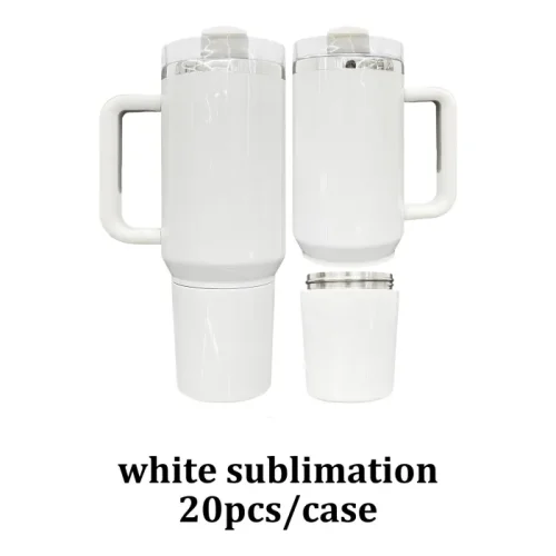 Locustsub China Warehouse 40OZ sublimation storage tumbler with handle 20pcs/case