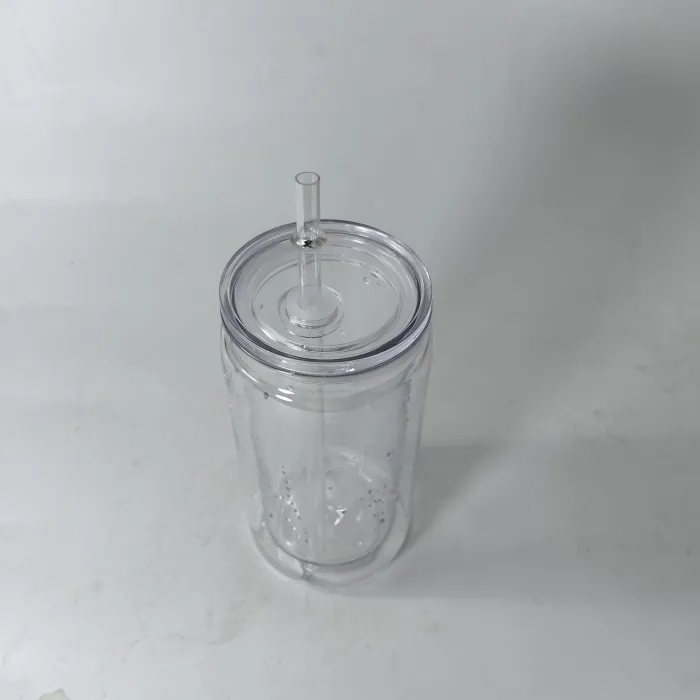 Locustsub Mix Color 16oz Snow Globe Glass Cups With Pre Drilled Hole And Plugs 25pcs/case