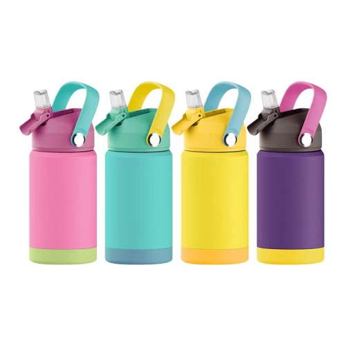 Locustsub 12oz Mix Color Powder Coated Sports Water Bottle,25pcs/case