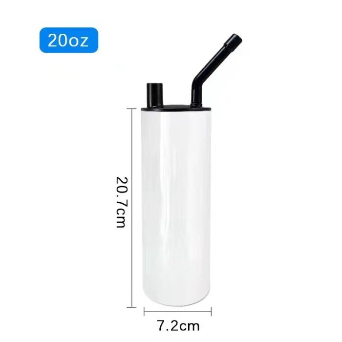 Locustsub 20oz sublimation straught hookah tumbler,30pcs/case