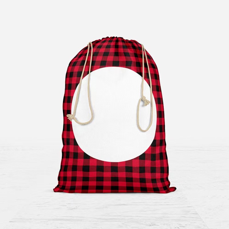 Locustsub China warehouse 50*70cm Mix Color Sublimation Santa Sacks,50pcs/case