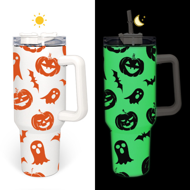 Locustsub China Warehouse Subllimation 40oz glow in the dark tumbler 12pcs/case