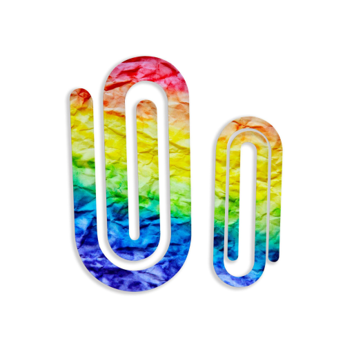 Locustsub Single Side Sublimation Acrylic White Paper Clip,50pcs/case