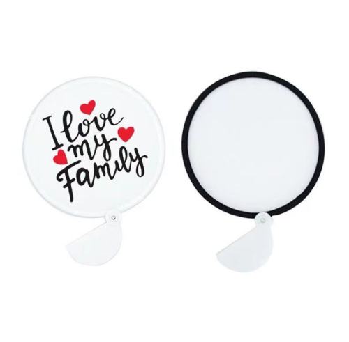 Locustsub china warehouse sublimation 8 inches folding fans