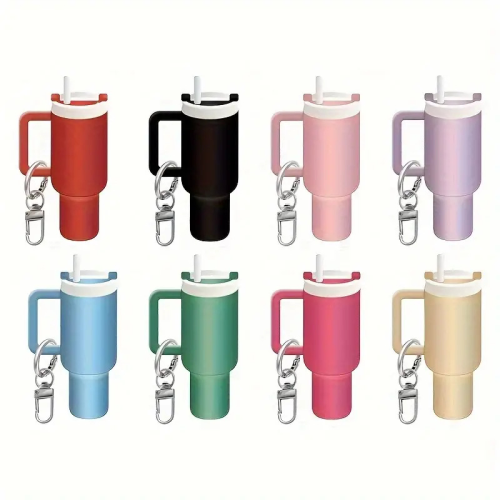 Locustsub Chinese Warehouse Mix Mini Color Mini Mug Chapstick Keychain,50pcs/case