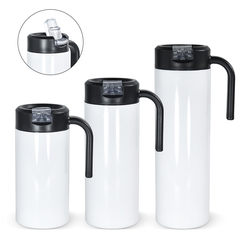 Locustsub Chinese Warehouse 12oz/15oz/20oz Sublimation Tumbler With Handle,25pcs/case