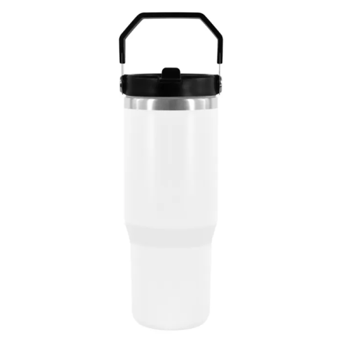Locustsub Chinese Warehouse 30oz Matte Sublimation Tumbler With Handle Lid,25pcs/case