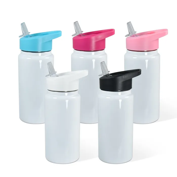 Locustsub US warehouse 14oz Mix Color Sublimation Blanks Kids Water Bottle,25pcs/case