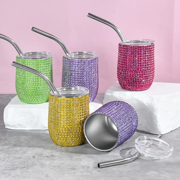 Locustsub china Warehouse rhinestone 3oz mini cups 25pcs/case