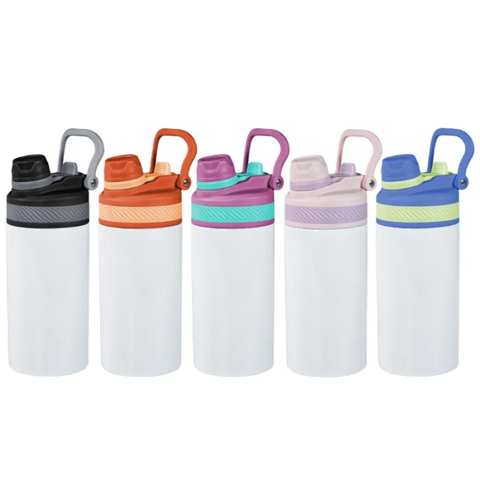 Locustsub  US Warehouse 12oz Sublimation Kids Sport Water Bottle,25pcs/case