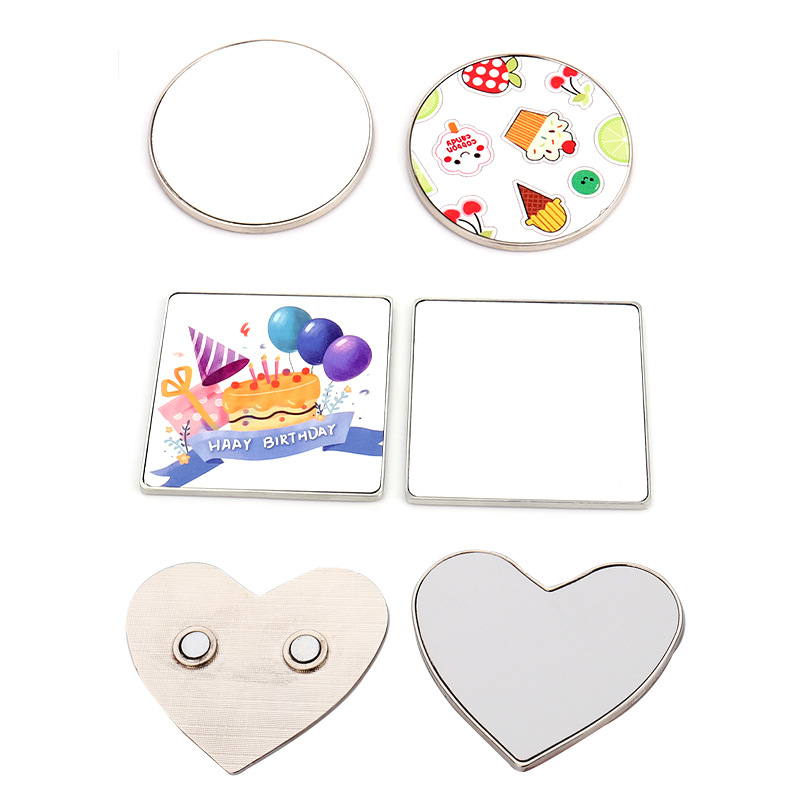 Locustssub Mix Size Metal RefrigeratorSublimation Magnets,50pcs/case