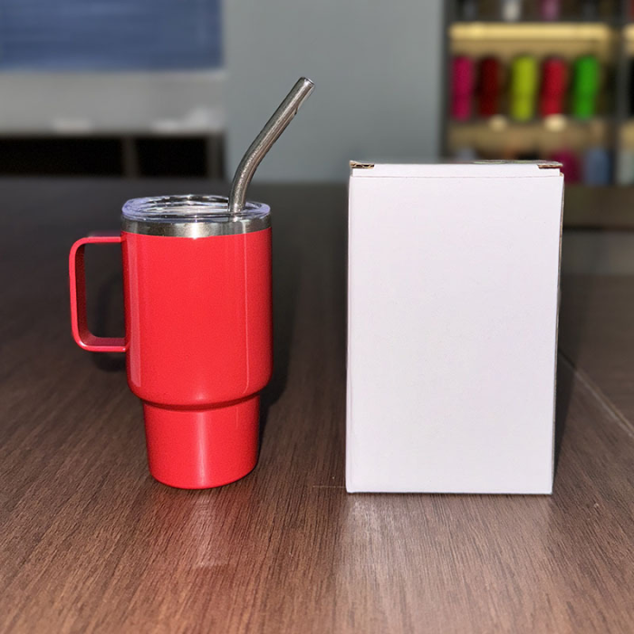 Locustsub 3oz Mini Colorful Sublimation Tumbler With Handle And Straw