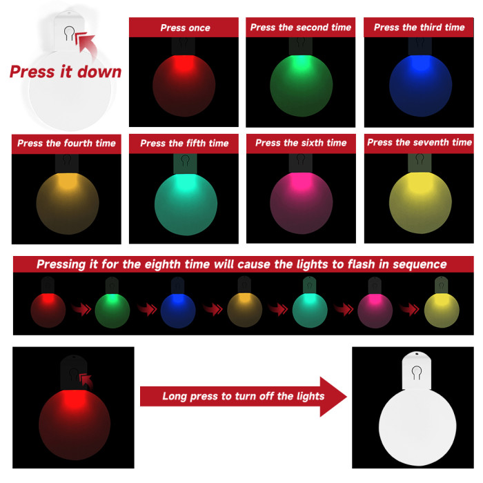 Locustsub Sublimation Christmas Decoration Acrylic Led Light,25pcs/case