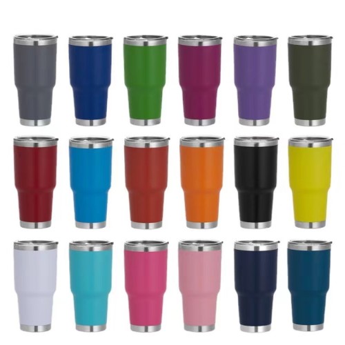 Locustsub China Warehouse 30oz Powder Curved Coated Tumbler 25pcs/case