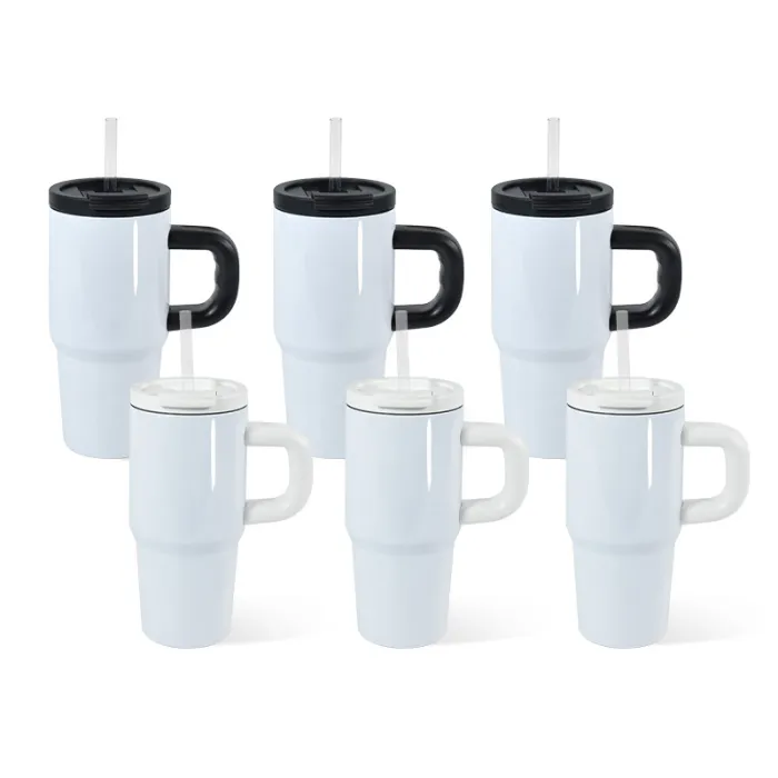 Locustsub China Warehouse Sublimation14oz 2 in 1 Function lid Tumbler with Handle 50pcs/case