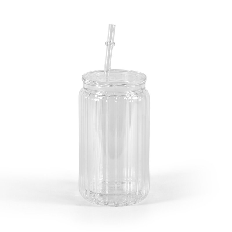 Locustsub China Warehouse 16oz Sublimation Stripe Snow globe Glass Can,25pcs/case