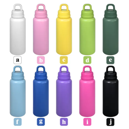Locustsub China Warehouse 26oz powder coated water bottle with press auto opening lid 20pcs/case