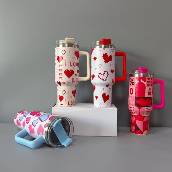 Locustsub Chinese Warehouse Mix Style Valentine's Day Heart Mug,20pcs/case