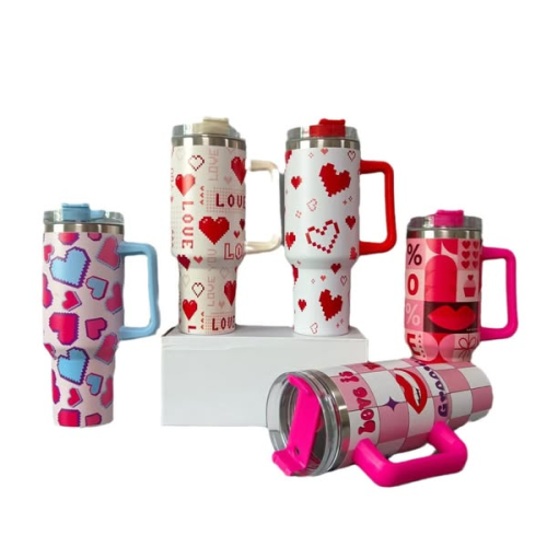 Locustsub Chinese Warehouse Mix Style Valentine's Day Heart Mug,20pcs/case