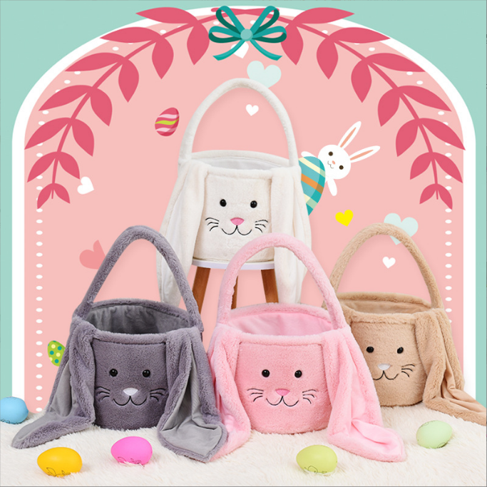 Locustsub China Warehouse  Floppy Ears In Pastel Colors Easter Bunnies Basket,40pcs/case