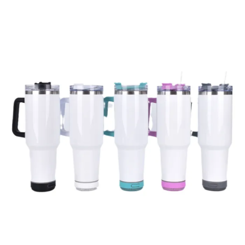 Locustsub Mix Color 40oz Sublimation Speaker Tumbler With Handle,15pcs/case