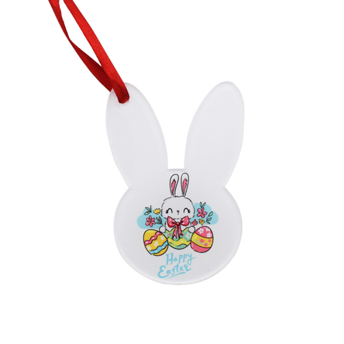 Locustsub Sublimation Acrylic Easter Shape Pendant,50pcs/case