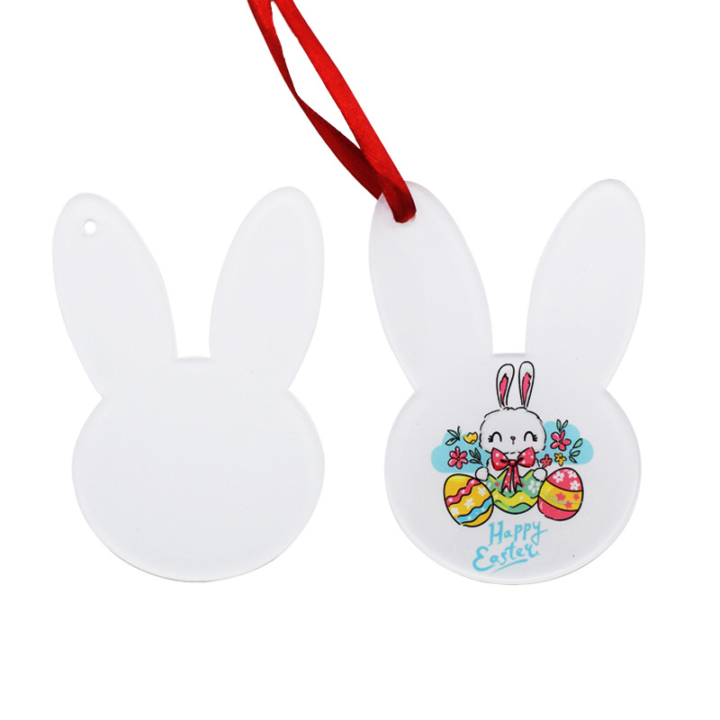 Locustsub Sublimation Acrylic Easter Shape Pendant,50pcs/case