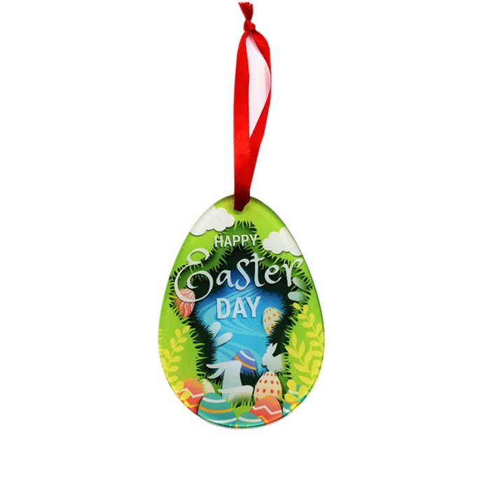 Locustsub Sublimation Acrylic Easter Shape Pendant,50pcs/case