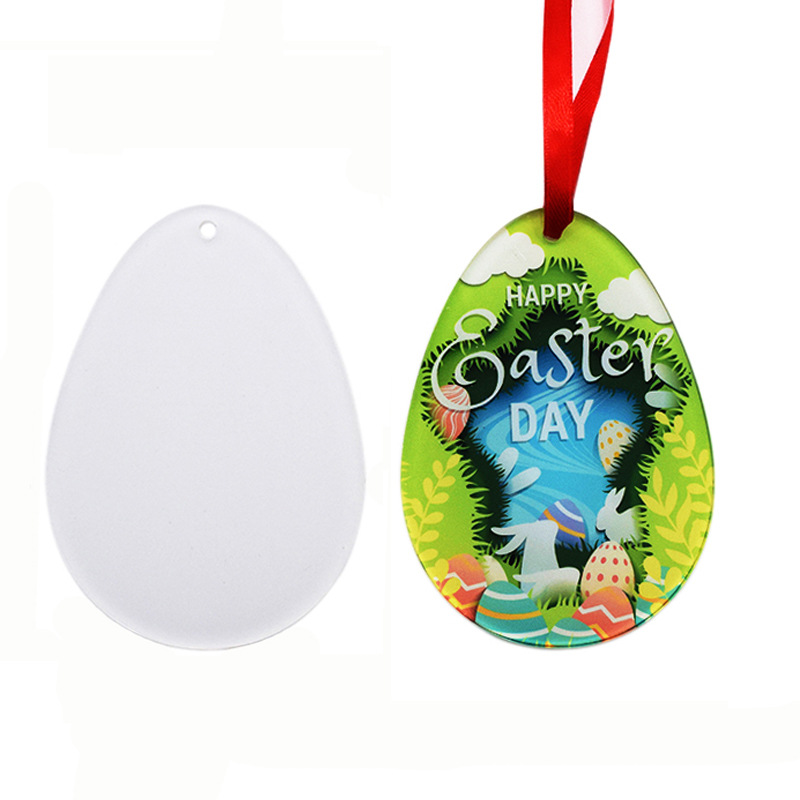 Locustsub Sublimation Acrylic Easter Shape Pendant,50pcs/case