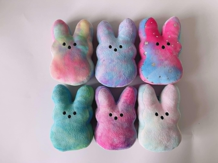 Locustsub Mix color 15/20cm Peeps Easter Bunny Stuffed AnimalToys,25pcs/case