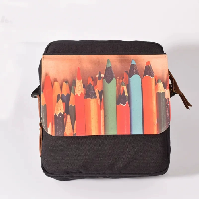 Locustsub DIY Single-Sided Printing Shoulder Bag Backpack Sublimation Bag