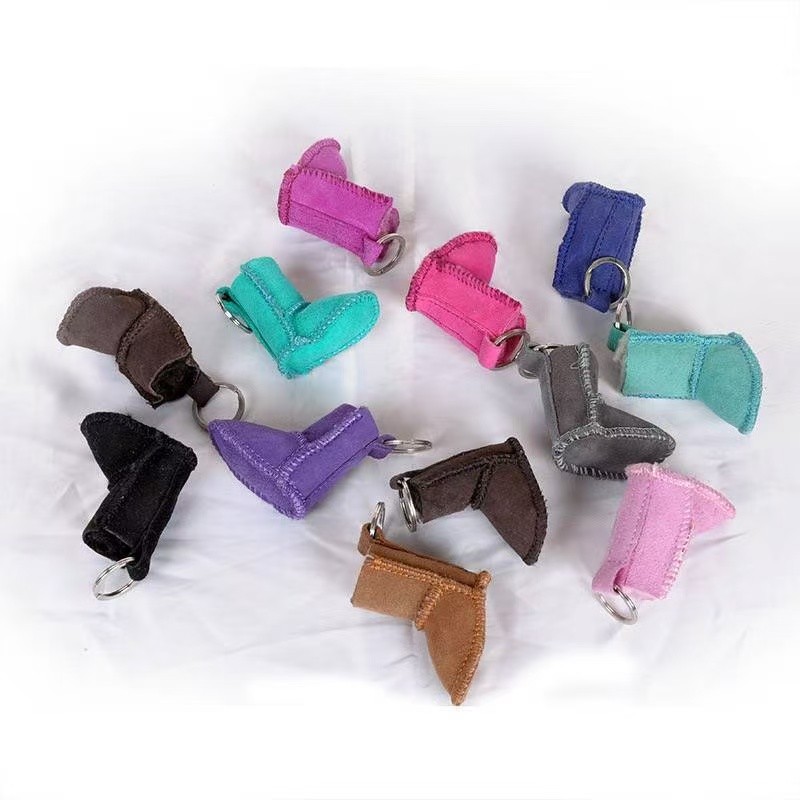 Locustsub China Warehouse cute shoe shape keychain with mixed color 50pcs/case