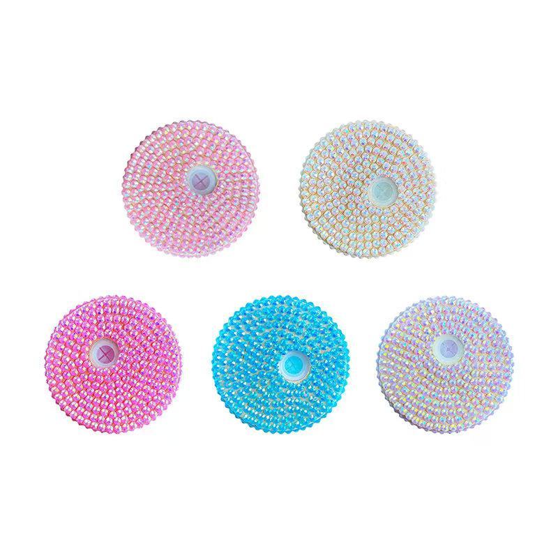 Locustsub China Warehouse 16oz rhinestone  replace lids with mixed colrs 50pcs/case