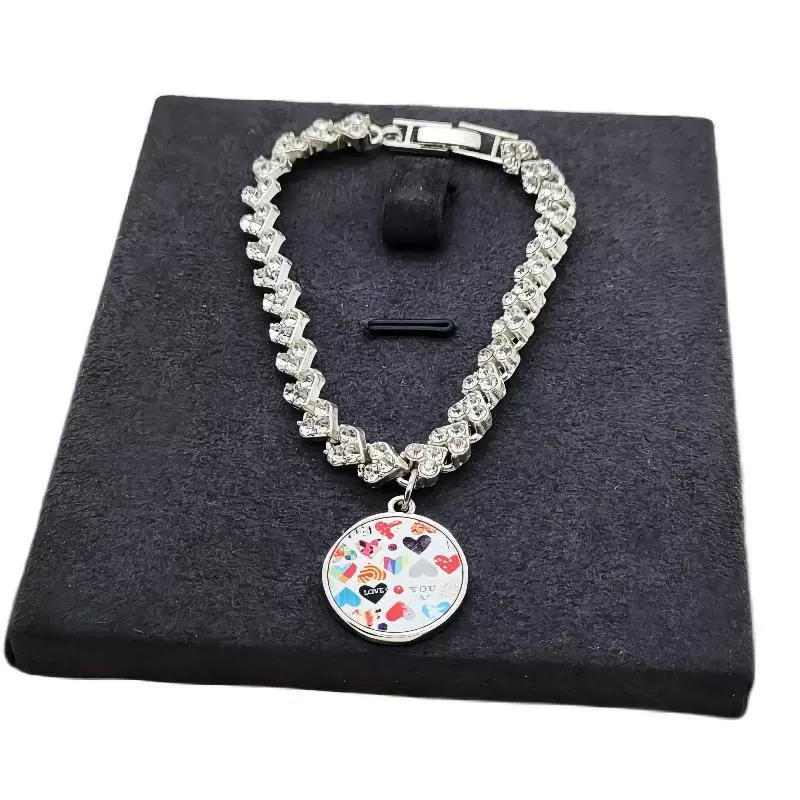 Locustsub Sublimation Diamond Crystal Bracelet,25pcs/case