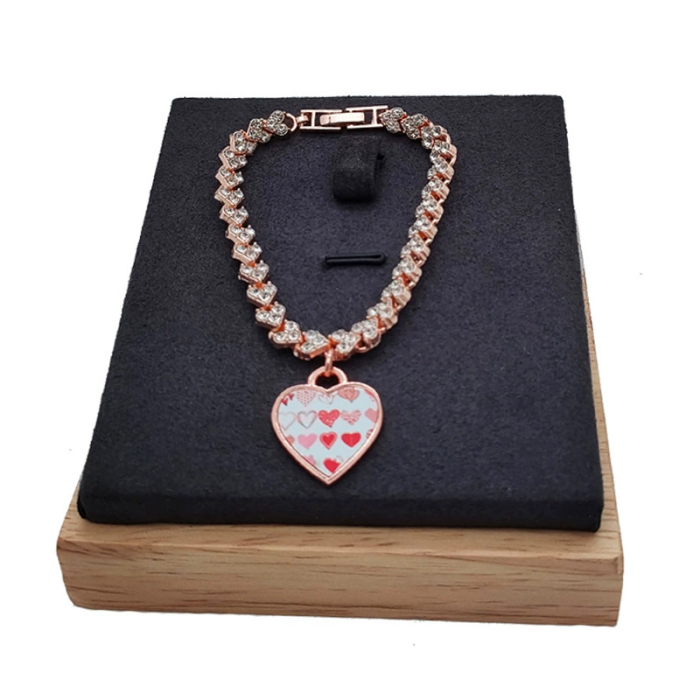 Locustsub Sublimation Diamond Crystal Bracelet,25pcs/case