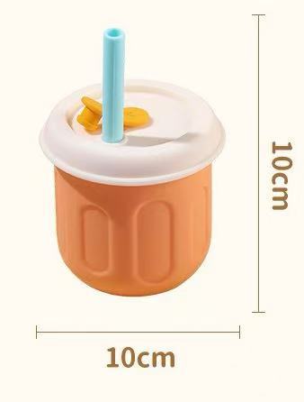 Locustsub China Warehouse 11oz kids silicone can shape tumbler with mixed color 40pcs/case
