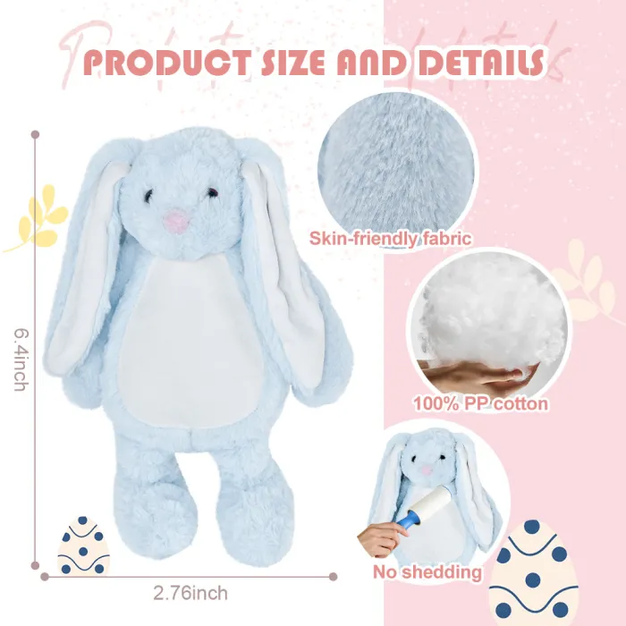 Locustsub US Warehouse Sublimation Easter Bunny Doll Mixed colors,24pcs/case(New colors)