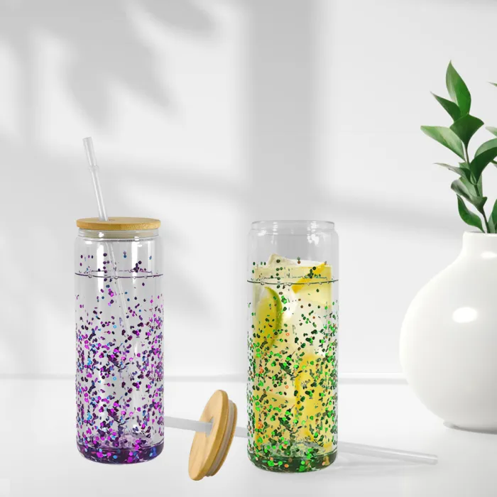 Locustsub 25oz Snow Globe Sublimation Glass Cup,25pcs/case